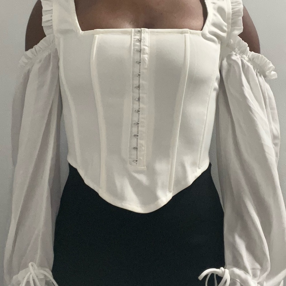 White Corset Top